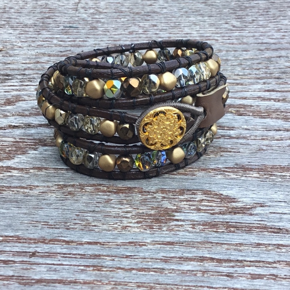 🍁 Earth tones wrap Bracelet